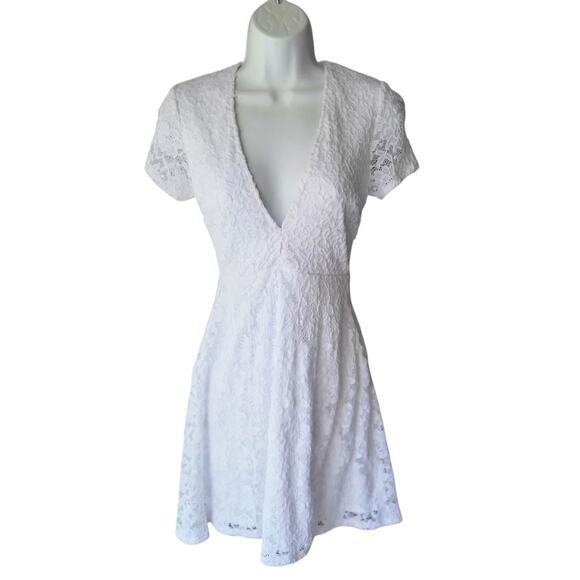 Show me your MuMu white Ibiza summer dress MD cottage core, Coastal Boho chic - Picture 1 of 14